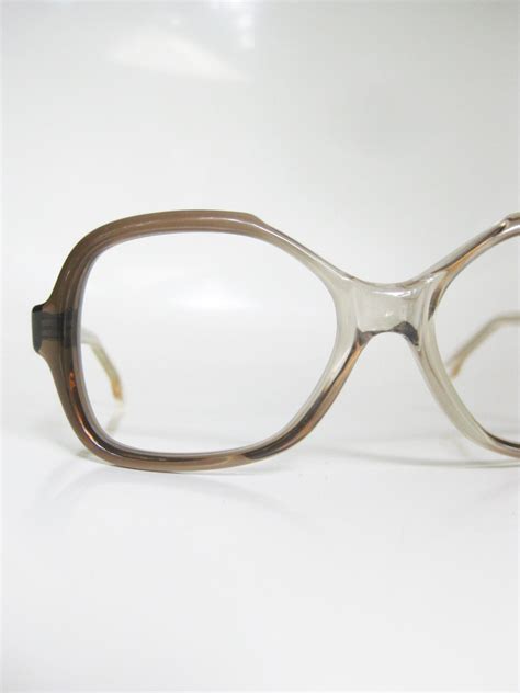 Vintage 1970s Womens Eyeglasses Coffee By Oliverandalexa On Etsy