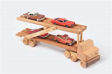 Double Car Hauler - DK Toys | DK Wood Toys