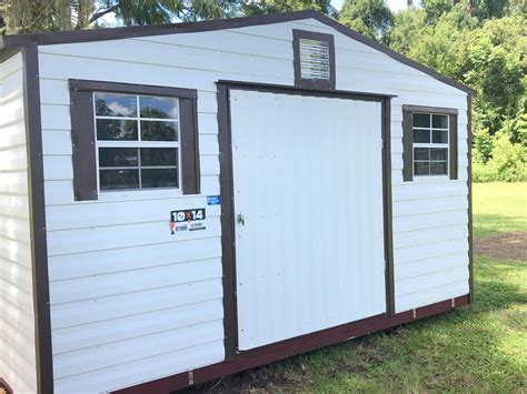 10x14 Shed Central Florida Steel Buildings And Supply