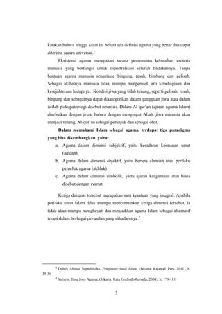 Agama Dan Psikoterapi Docx