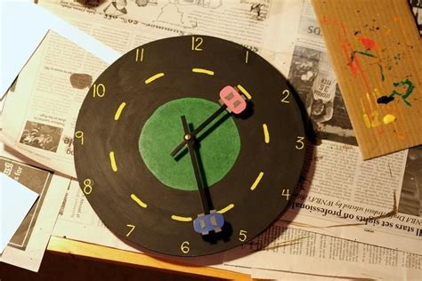 Carton Como Hacer Un Reloj Con Material Reciclable Compartir Materiales