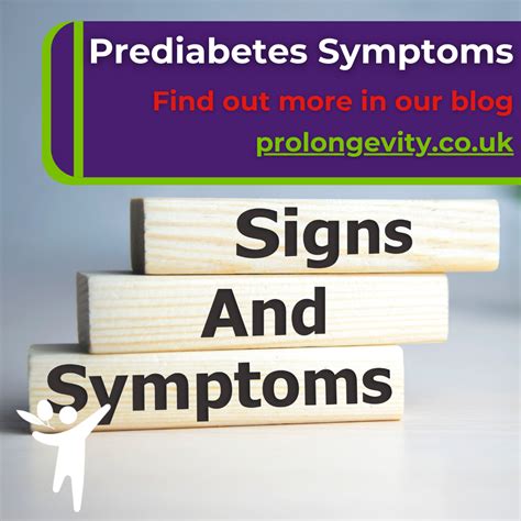 Prediabetes Signs And Symptoms - Prolongevity