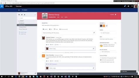 Yammer Post Messages Without Adds Or Invasive Monitoring YouTube