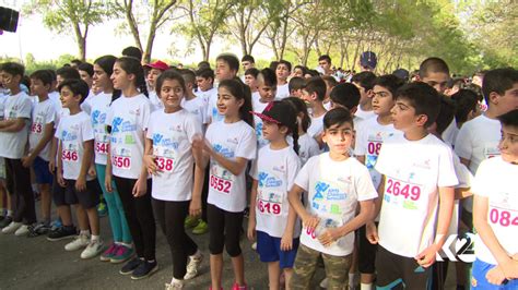 WATCH: Over 1,000 children run in marathon 'toward bright future'