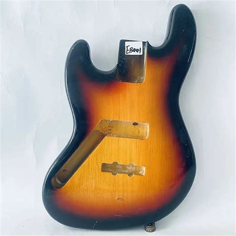 Basswood Tobacco Burst Jazz Bass Style Body DIY Project Reverb