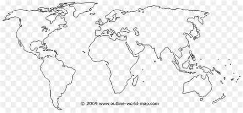 Blank Map Of The World Png