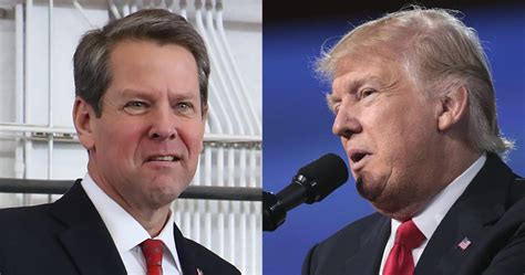 Video Trump Slams Georgia Gov Brian Kemp Says Im Ashamed That I