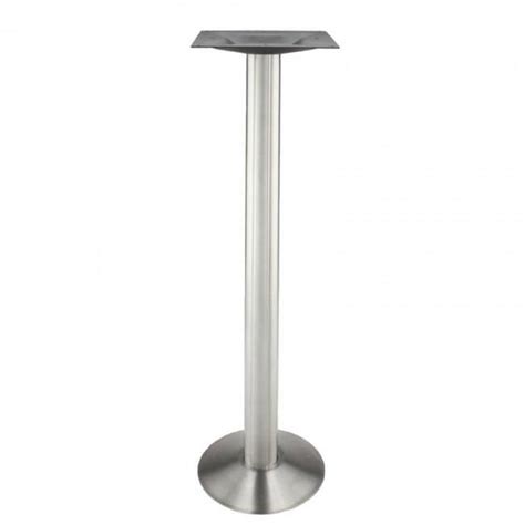 Brushed Steel Bolt Down Table Base – TableBaseDepot