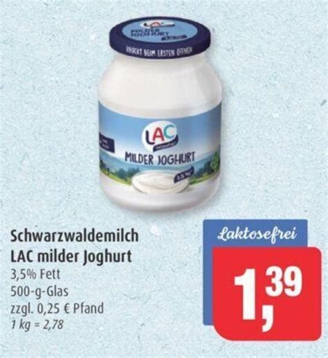 Schwarzwaldemilch LAC Milder Joghurt 500g Angebot Bei Markant