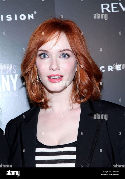 Christina Hendricks From The Tv Show Mad Men Film Premiere Of The New