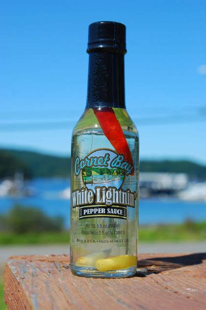 White Lightnin' Pepper Sauce - Cornet Bay Foods