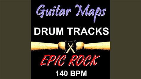 Epic Rock Drum Track 140 Bpm Instrumental Drum Beat For Bass Guitar Youtube