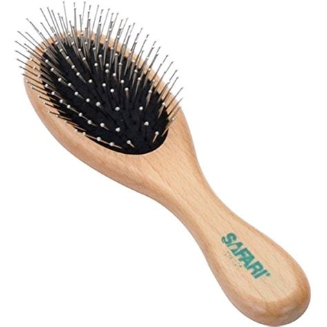 Coastal Pet Safari Wire Pin Dog Brush with Bamboo Handle - General Dog ...