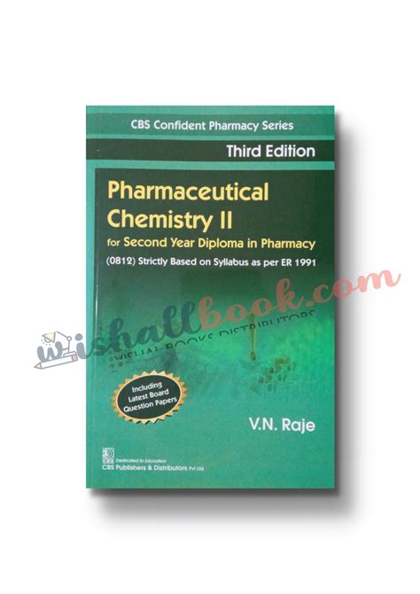 Pharmaceutical Chemistry 2 By V N Raje WishAllBook Online Bookstore