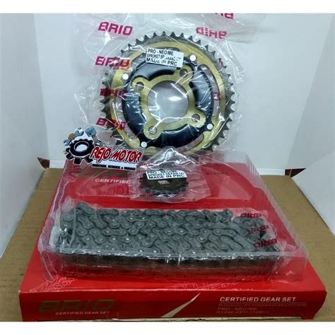 Jual Gearset Baja Atau Rantai Roda Set KEH Megapro GLpro Original Brio