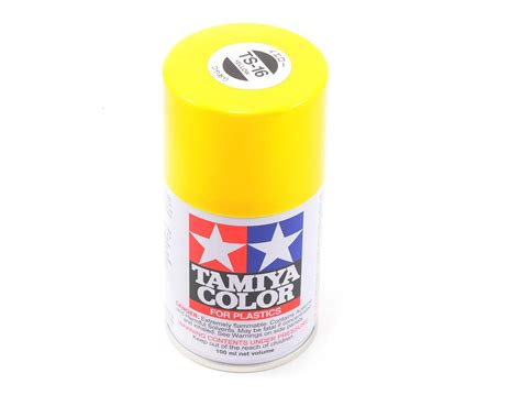 Tamiya Spray Paint TS 16 Yellow Grovers Toymaster