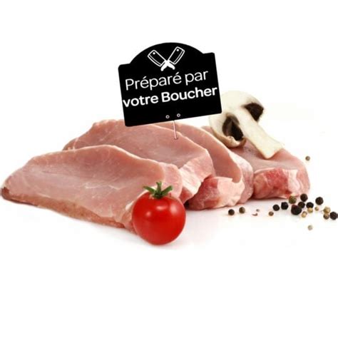 Viande de Porc côtes sans os Label Rouge à griller CARREFOUR SELECTION