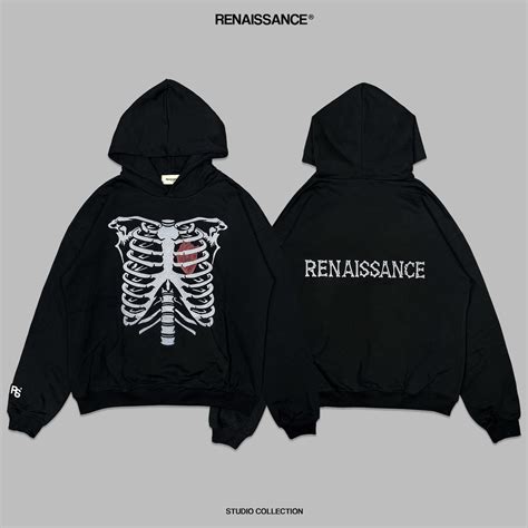 Renaissance Skeleton Heart Hoodie 骨頭心臟 帽t 連帽衛衣