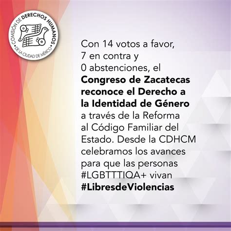 CDHCM on Twitter La CDHCM celebra la aprobación de reformas en el