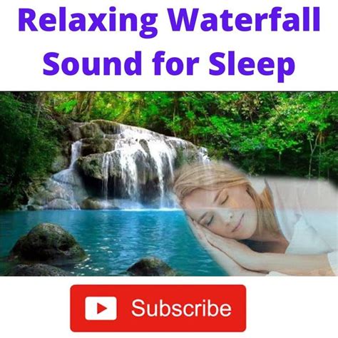 a woman laying down next to a waterfall with the words relaxing ...