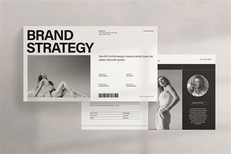 Brand Strategy Presentation Template Design Layout Design Cuts