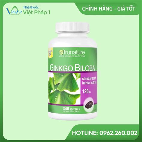 Bổ Não Trunature Ginkgo Biloba 340 Viên Giá Bao Nhiêu Có Tốt Không