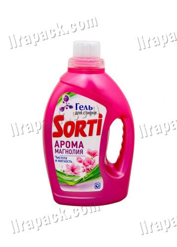 Каталог Гель для стирки "SORTI" Арома Магнолия 1200 гр. (4шт/кор) от ...