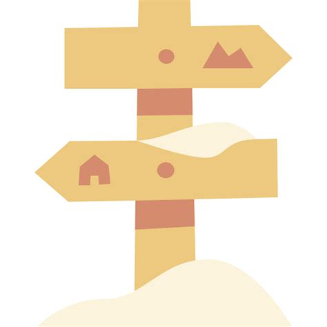 sign cartoon flat icon