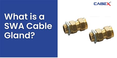 What is a SWA Cable Gland? - Cabex Electrical Components