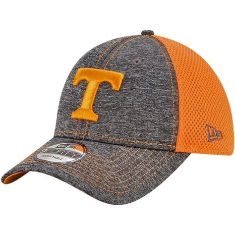 Tennessee Volunteers New Era Shadow Turn 9FORTY Adjustable Hat - Gray ...