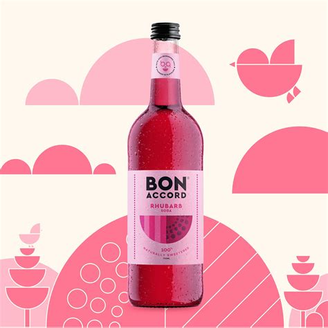 Rhubarb Soda Bon Accord Soft Drinks