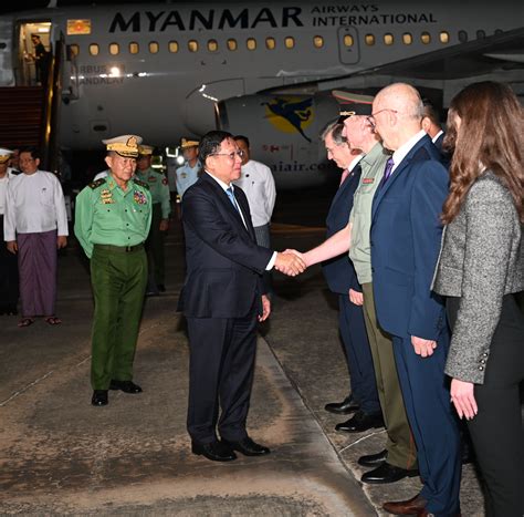 High-level Myanmar delegation, led by Acting President and SSPC