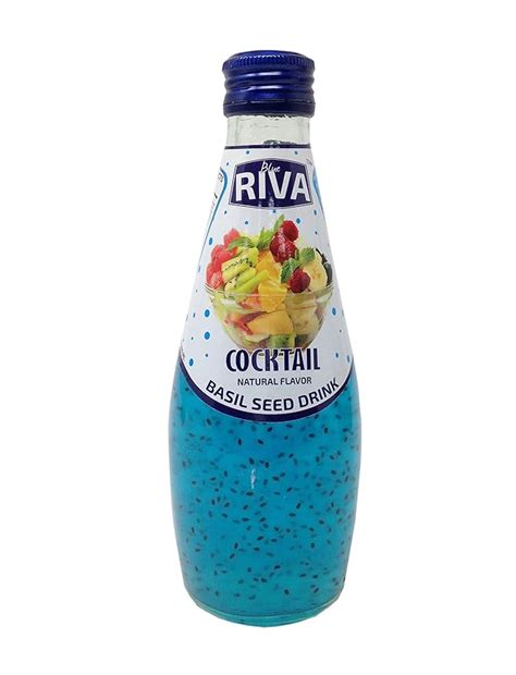 Blue Riva Basil Seed Drink Cocktail 290ml Bottle Amazon In