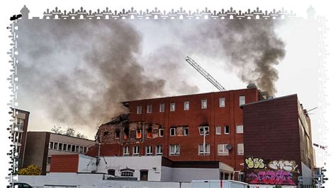 Schwere Explosion In Hamburg Barmbek Feuerwehr Im Gro Einsatz