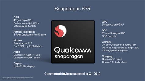 Qualcomm Announces Snapdragon 675 - 11nm Mid-Range Cortex A76-Based