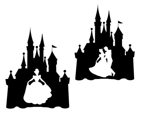 Disney Castle Silhouette Svg - Vippng Descendants 3ab561 Getbutton | Bodaswasuas