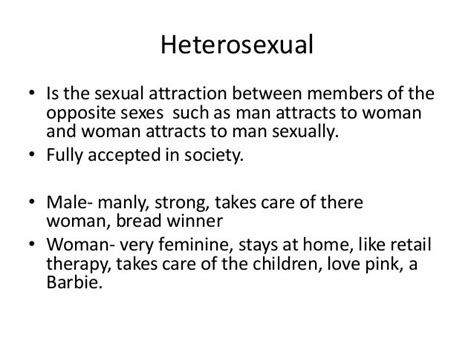 Stereotypes Of Sexuality