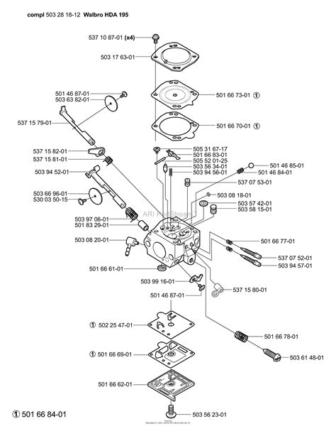 Walbro Parts Diagram