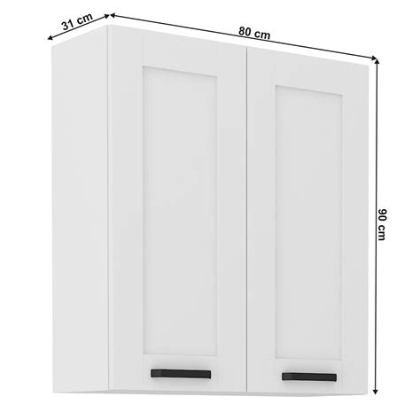 Horná skrinka Lula 80 G 90 2 F biela Kondela sk