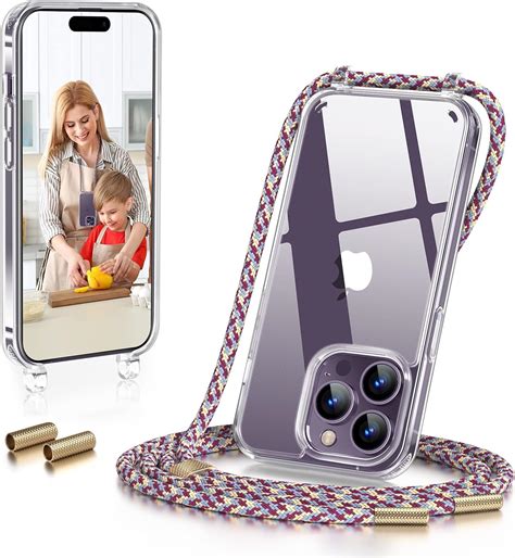 GOODVISH Coque Pour IPhone 14 Pro 6 1 Pouces Avec Cordon De Collier