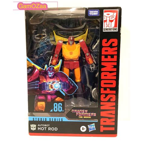 Hasbro Transformers Studio Series Autobot Hot Rod 86 Action หนยนตแปรงราง สนคาใหม รบ