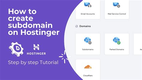 How To Create Subdomain On Hostinger 2021 YouTube