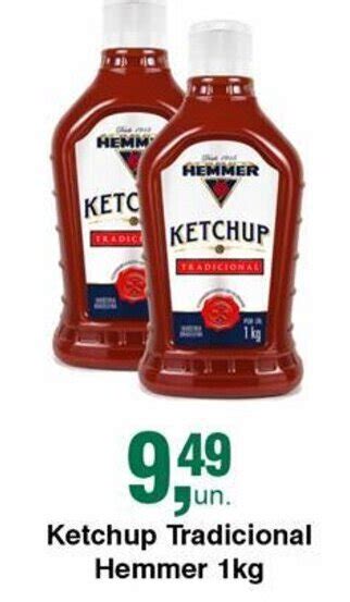 Ketchup Tradicional Hemmer Kg Oferta Na Mastervale Supermercados