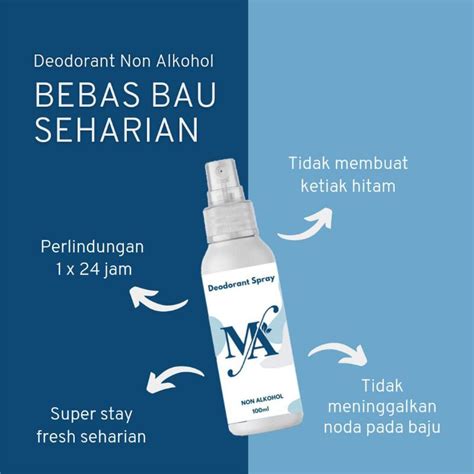 Jual MADEO Deodorant Tawas Spray Non Alkohol Penghilang Bau Ketiak