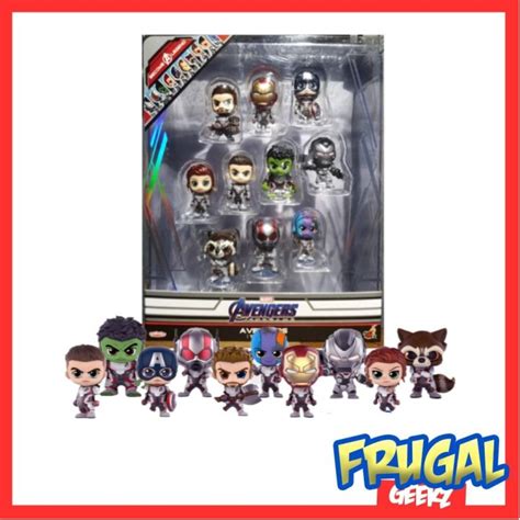 Hot Toys Cosbaby Avngrs EndGame Team Suit Set Of 10 Bobble Head Collectibles Lazada PH