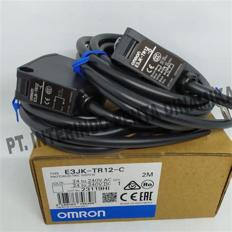 Jual E3JK TR12 C 2m OMRON Photoelectric Kota Bandung Interindo