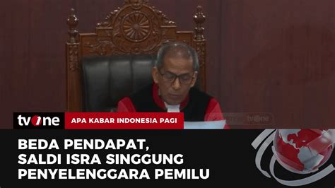 Hakim Beda Pendapat Anies Ganjar Terima Putusan MK AKIP TvOne YouTube