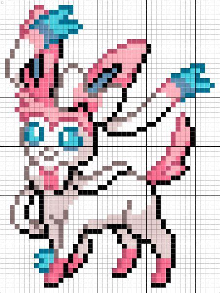 Id Es De Dessins Pixel Art Pok Mon Colorier Pixel Art Pokemon