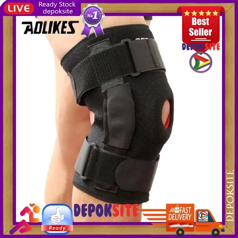 Aolikes Knee Pad Support Penyangga Lutut Almunium Plate Knee