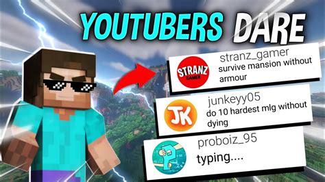 Big Youtubers Gave Me Hardest And Crazy Dares Ft Proboiz Junkeyy